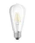 Ledvance Classic LED E27 Edison Fadenlampe Klar 5.8W 806lm - 927 Extra Warmweiß | Höchste Farbwiedergabe - Dimmbar - Ersatz Für 60W