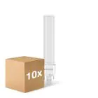 Mehrfachpackung 10x Noxion Lucent LED PL-S EM 4.5W 830 | Warmweiß - 2-Pins - Ersatz für 10W and 13W