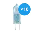 Mehrfachpackung 10x Osram Halogen G4 Capsule Halostar Starlite 10 W