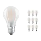 Mehrfachpackung 10x Osram Parathom Retrofit klassisch E27 A60 5W 827 470lm Matt | Dimmbar - Extra Warmweiß - Ersatz für 40W
